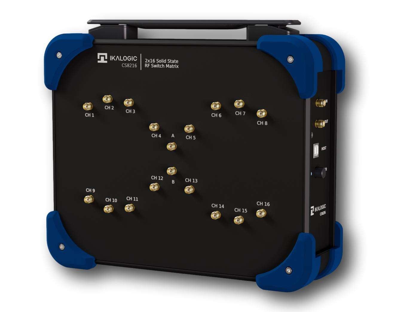 Iso view of the CS8216 solid-state RF switch